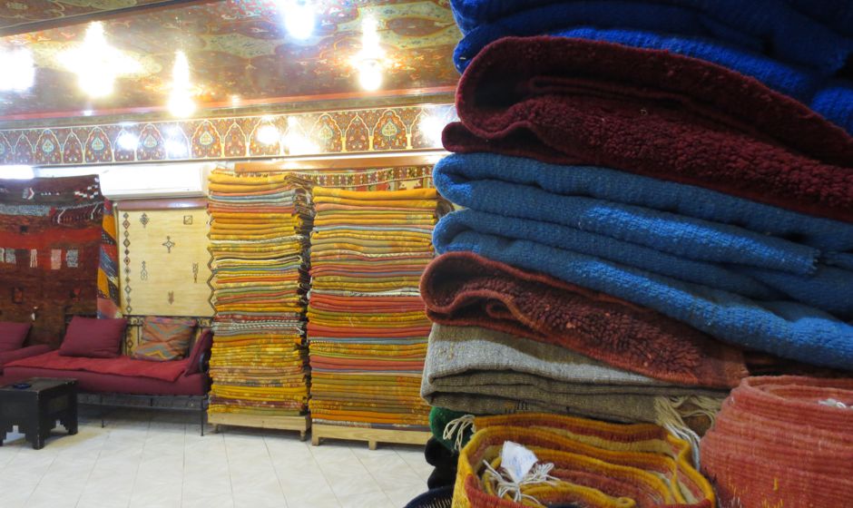 Shopping in Morocco.