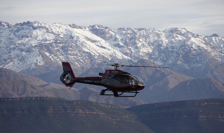 Helicopter charter excursions transfers Morocco