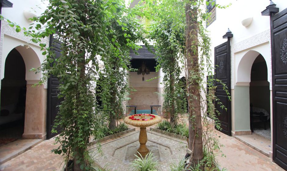 Riad Courtyard, Dar Jaguar, Marrakech, Morocco