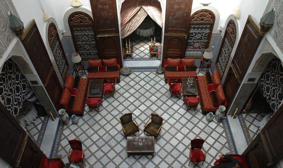 Maison Bleue riad hotel in Fes Morocco