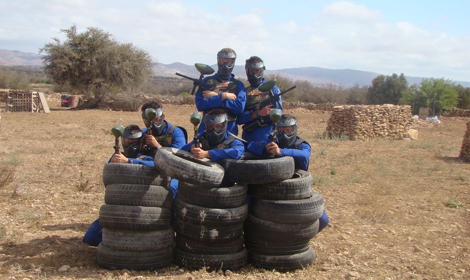 Paintball on holiday