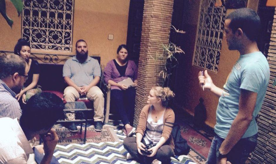 Story telling in Marrakech