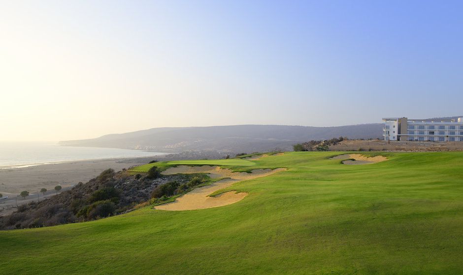 Golfing near Agadir, Morocco