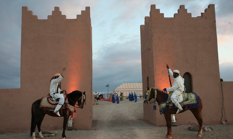 Desert camp near Marrakech