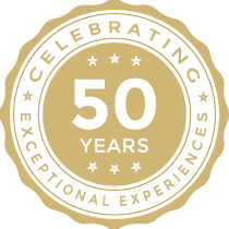 Celebrating 50 years of Exceptional Experiences